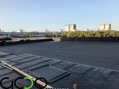 Обустройство эксплуатируемой мягкой кровли здания