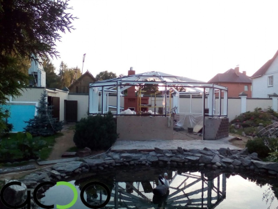 Фундамент под зимний сад -беседка-п.Щедрино